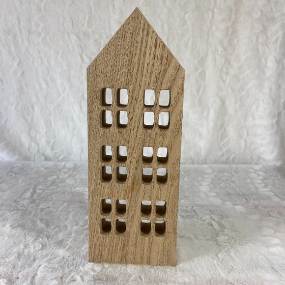 Other - Folk Art Country Farmhouse wood cutout House shelf sitter